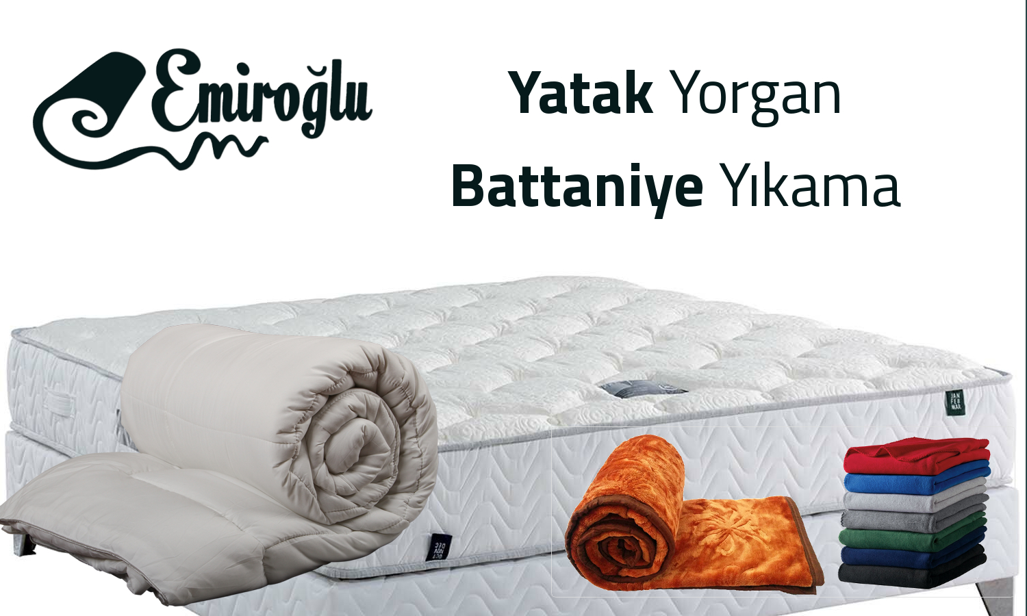 Yatak Yorgan Battaniye Yıkama